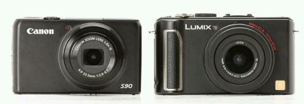 La Canon S90 y la Panasonic LX3, lado a lado